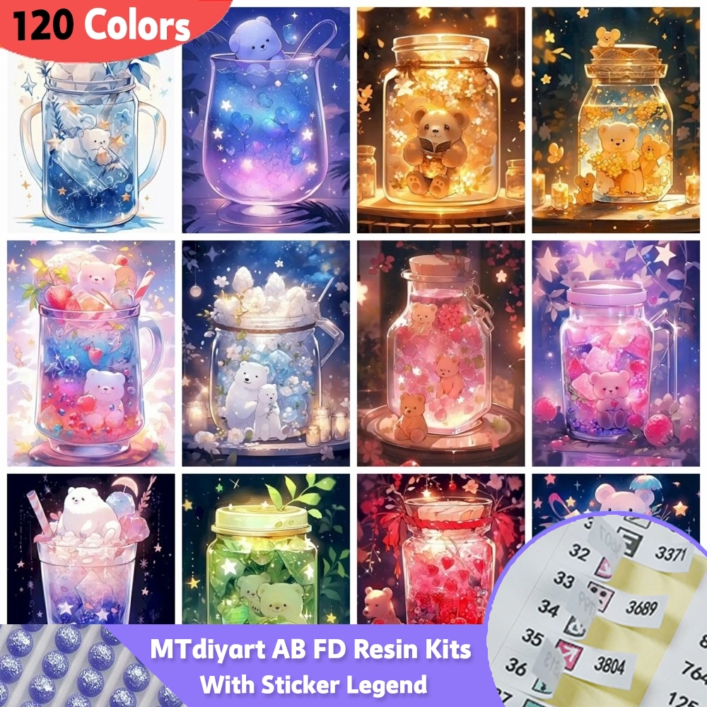 Bottle Animals Diamond Paintin - đánh giá và giá Photo Mosaic Print