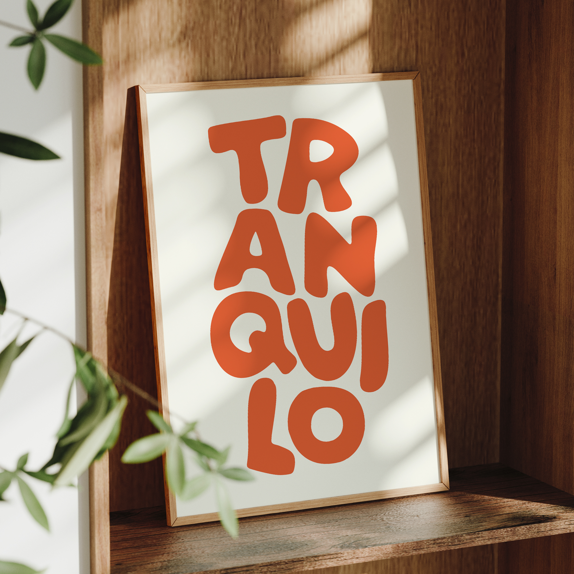 Boho Tranquilo Orange Cream Re - đánh giá và giá Custom Map Poster