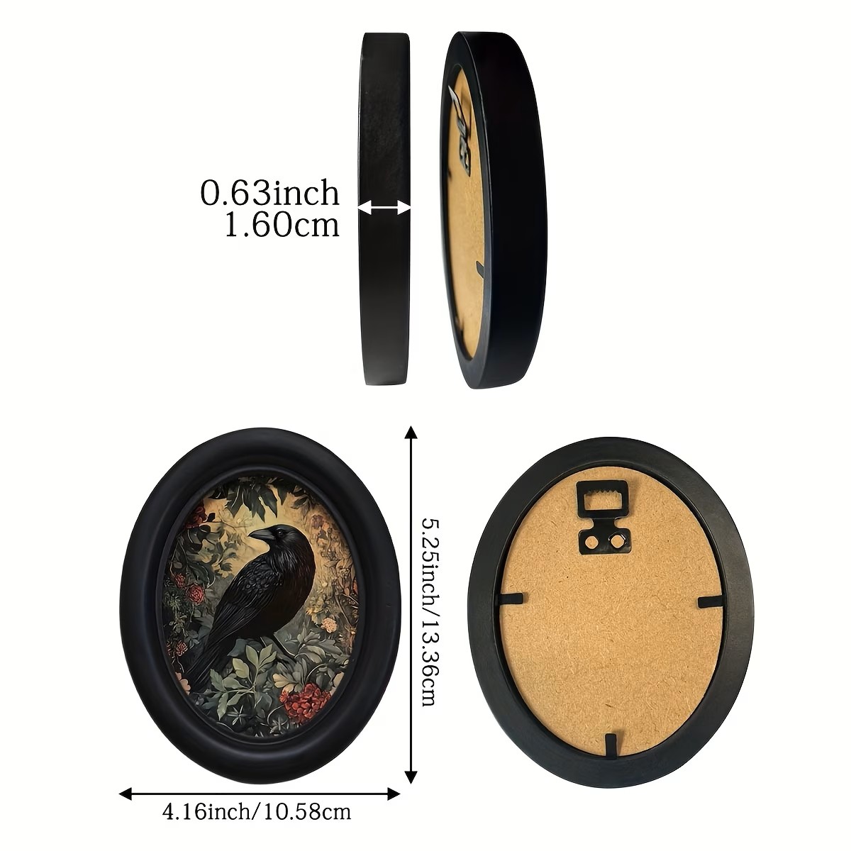 1 Piece of Bohemian Vintage 3D - đánh giá và giá Engraved Wood Frame