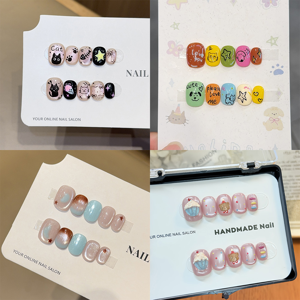 10Pcs Cute Cartoon Cat & Bear  - đánh giá và giá Pressed Flower Art