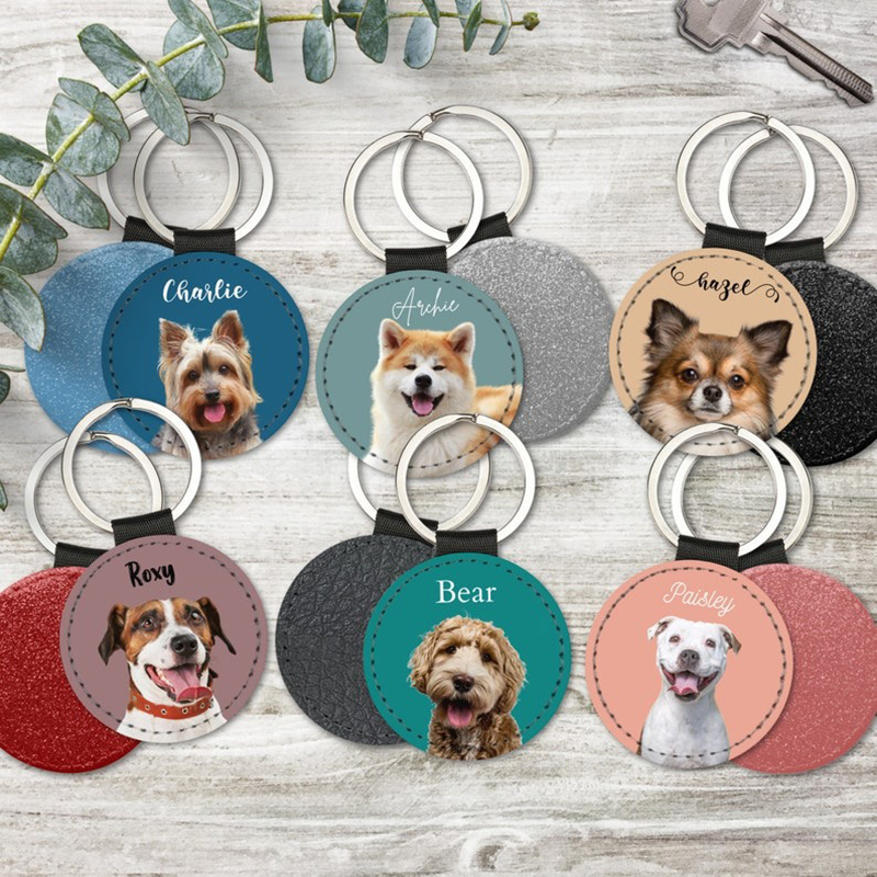 Custom Pet Photo Keychain Pers - đánh giá và giá Pet Portrait Custom
