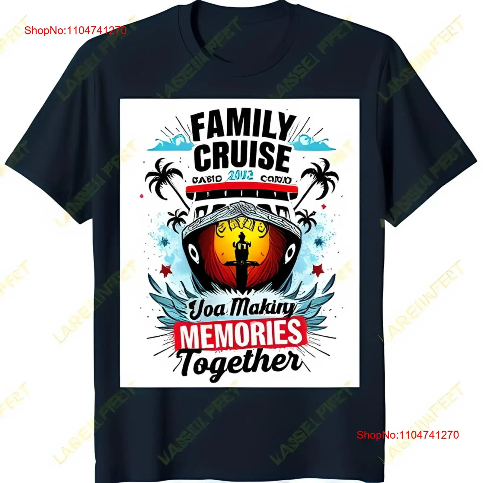 Dark Blue Family Cruise T Shir - đánh giá và giá Family Tree Print