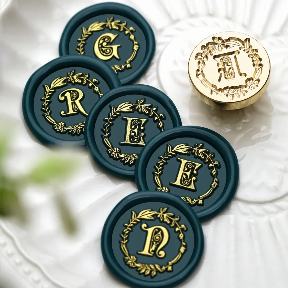 Flower wreath Letter Wax Seal  - đánh giá và giá Wax Seal Letter Kit