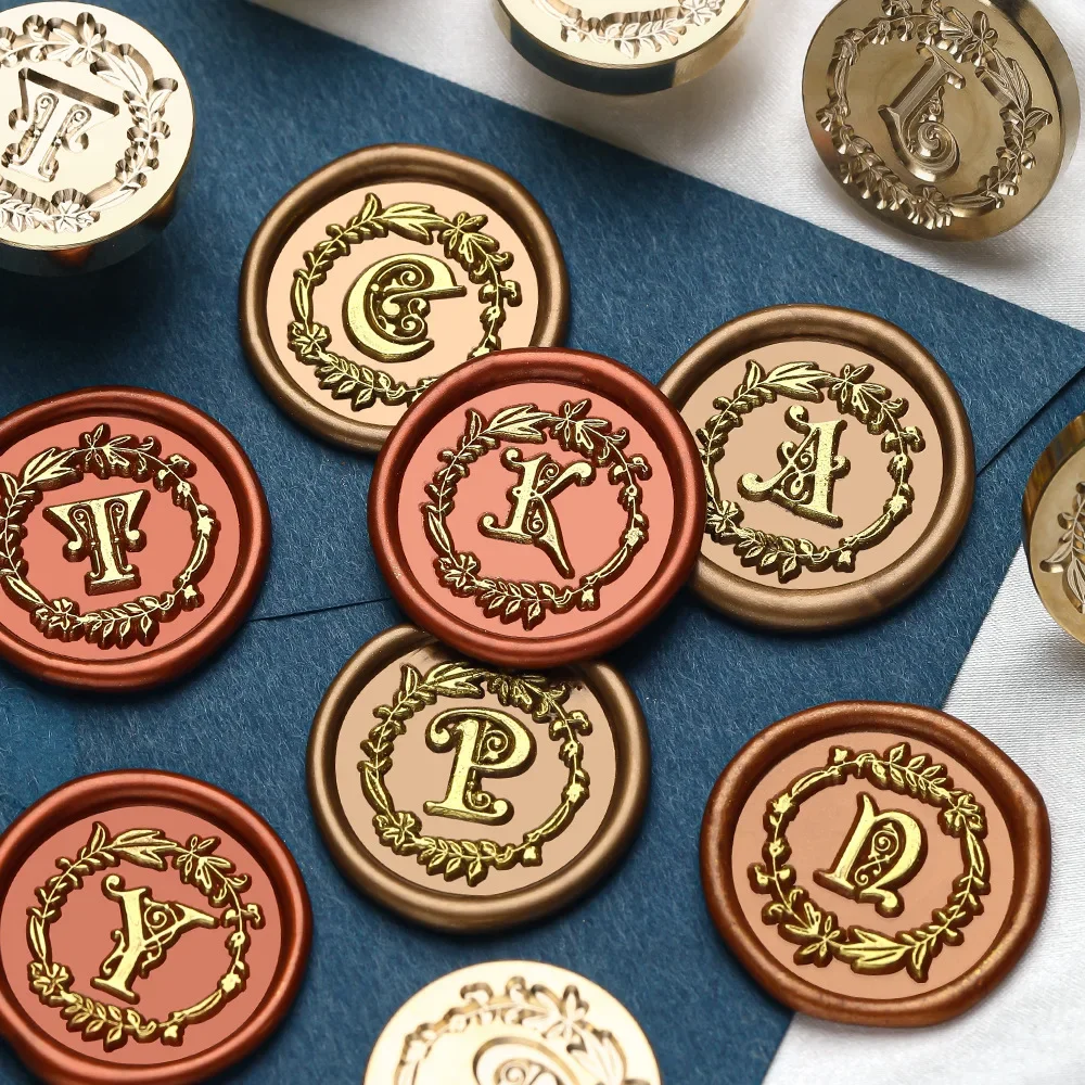 Flower wreath Letter Wax Seal  - đánh giá và giá Wax Seal Letter Kit