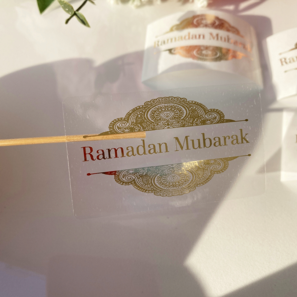 30 Ramadan Mubarak Crescent St - đánh giá và giá Personalised Candle Label
