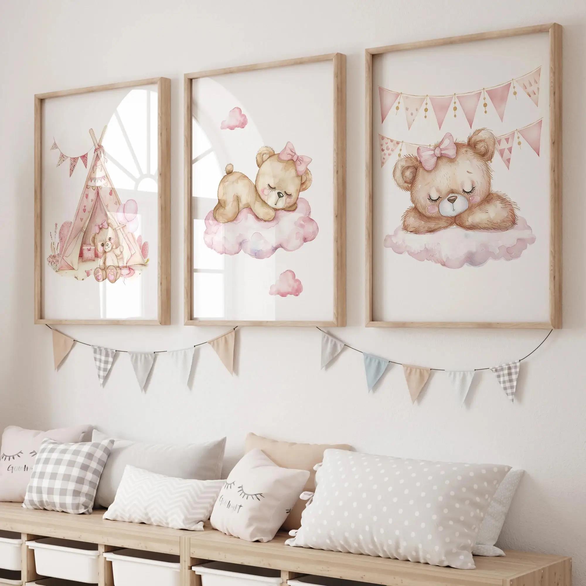 Pink Dream Bear Carousel Tent  - đánh giá và giá Personalized Name Box