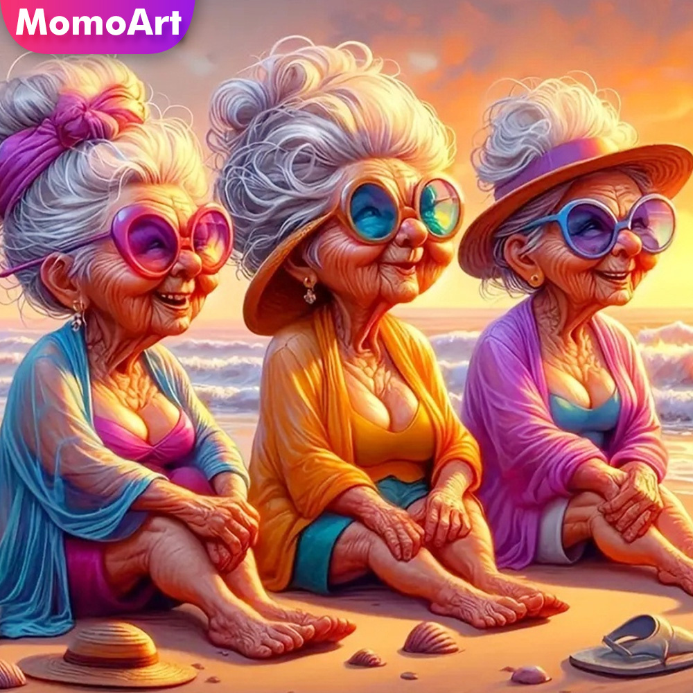 Momoart Diamond Painting Old L - đánh giá và giá Photo Mosaic Print