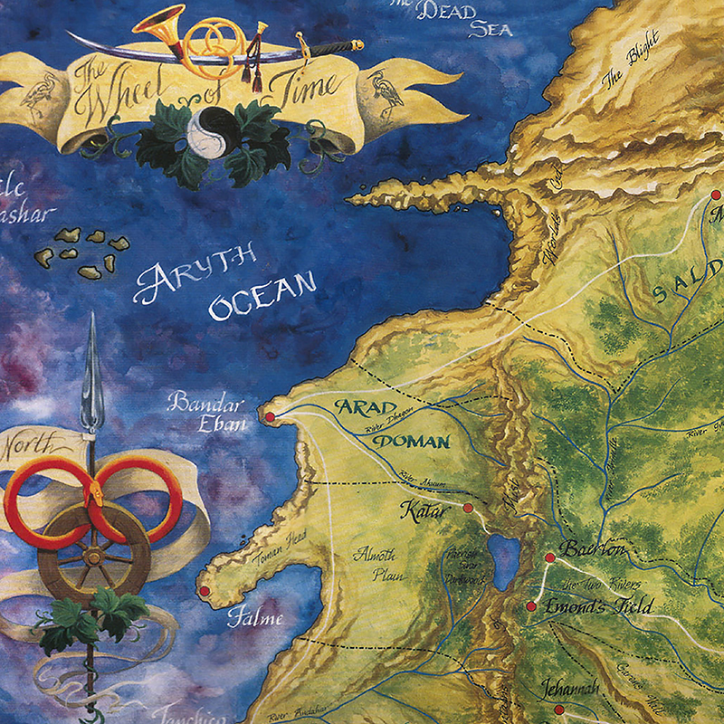 The Wheel of Time Map Poster P - đánh giá và giá Custom Star Map