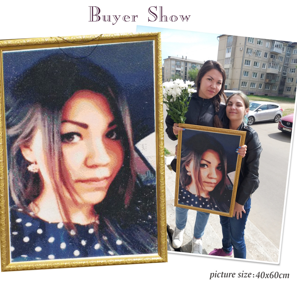 HUACAN 5d Diy Diamond Mosaic C - đánh giá và giá Photo Mosaic Print