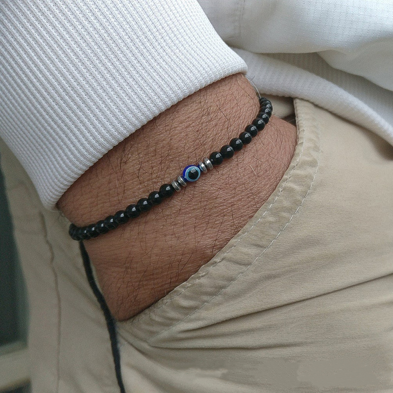 Trendy 4mm Obsidian Hematite N - đánh giá và giá Coordinates Bracelet