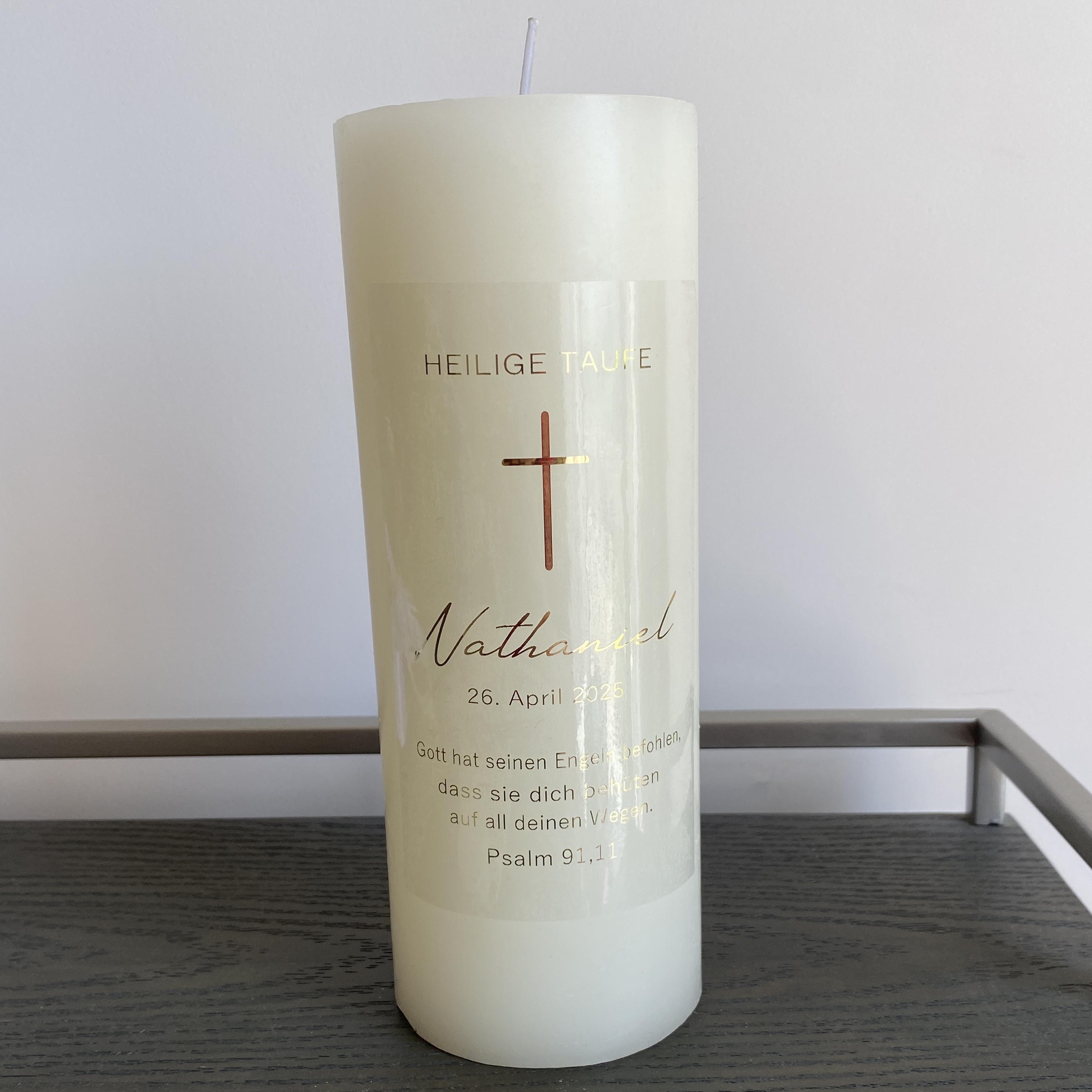 Personalized My Holy Baptism C - đánh giá và giá Personalised Candle Label