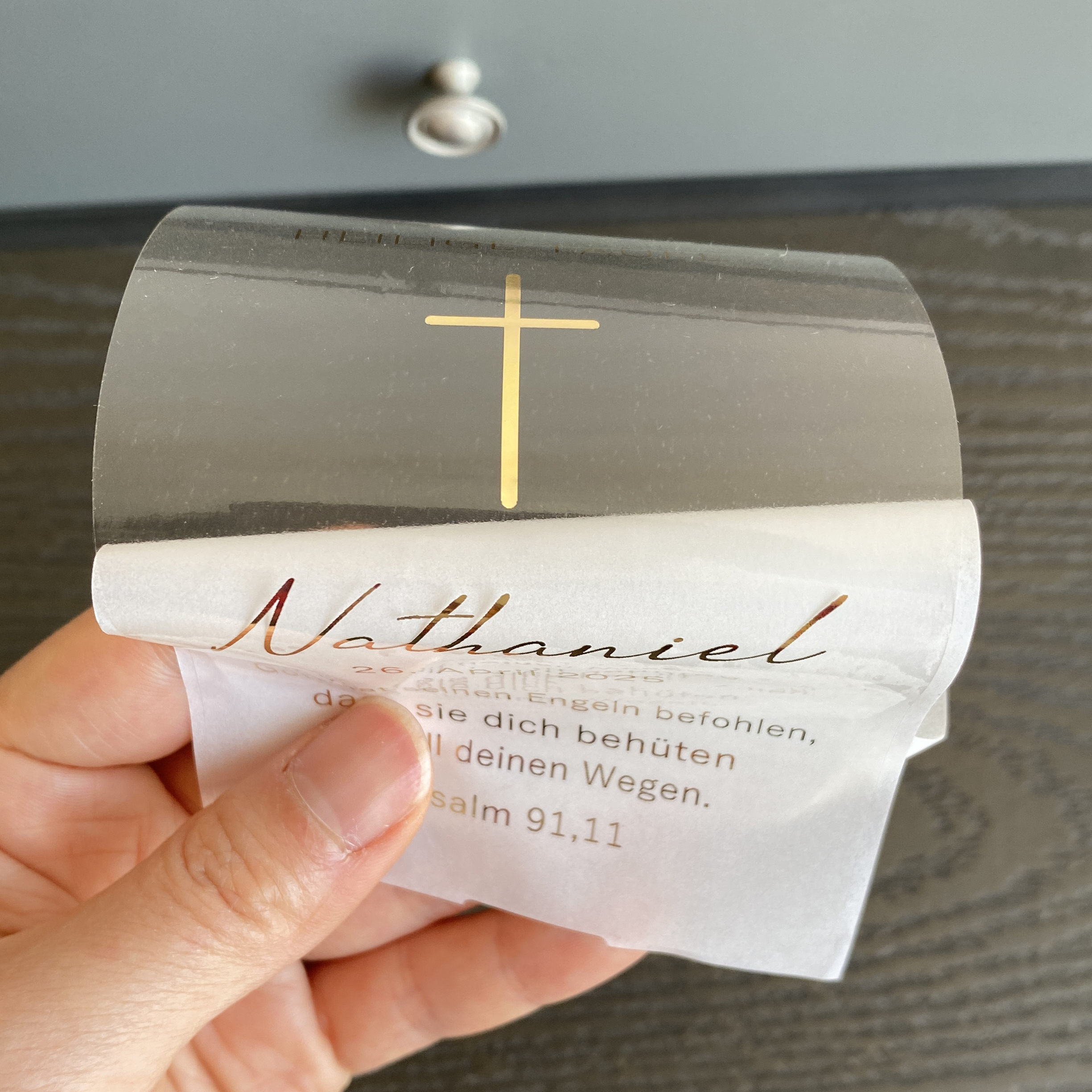 Personalized My Holy Baptism C - đánh giá và giá Personalised Candle Label