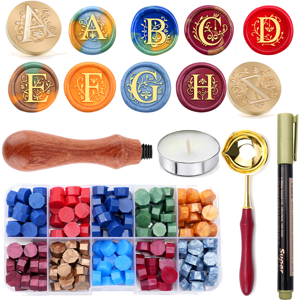 Alphabet Wax Seal Stamp Set -  - đánh giá và giá Wax Seal Letter Kit