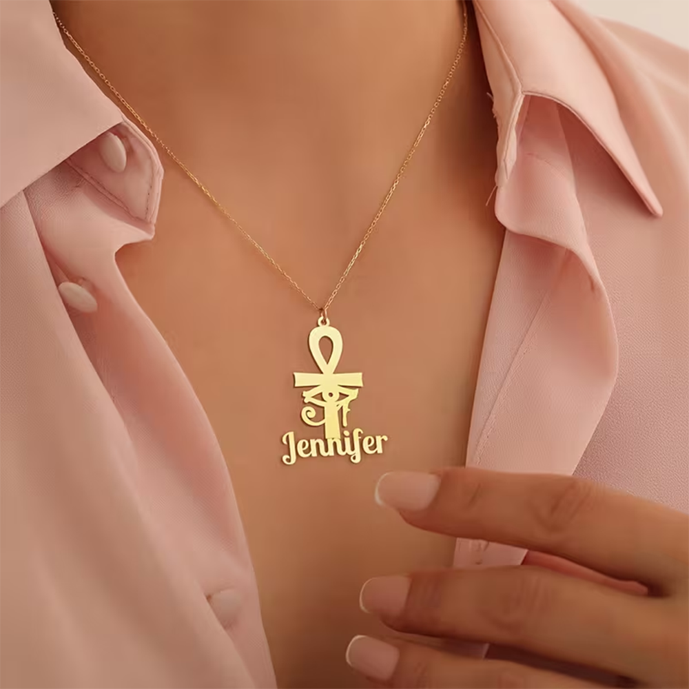 Custom Name Necklace Egyptian  - đánh giá và giá Name Necklace Custom