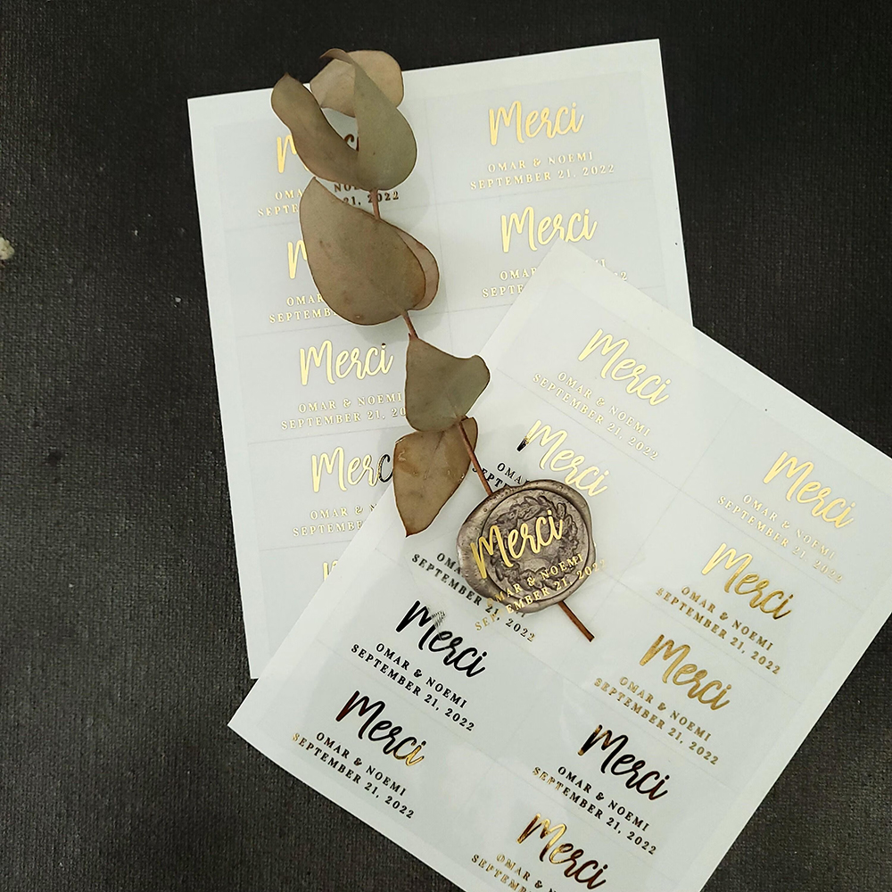 100pcs Custom Transparent Labe - đánh giá và giá Personalised Candle Label