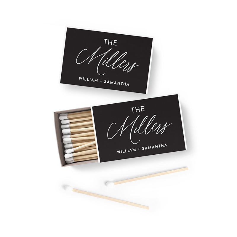 50/100PCS Personalized Matchbo - đánh giá và giá Personalised Candle Label