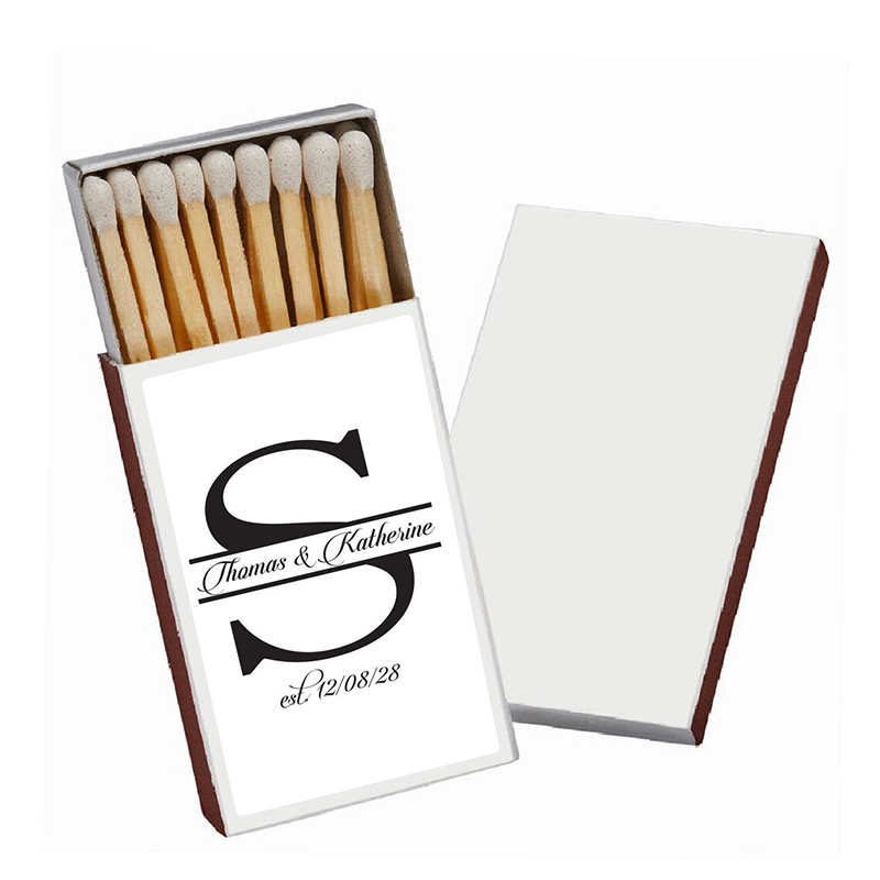 50/100PCS Personalized Matchbo - đánh giá và giá Personalised Candle Label