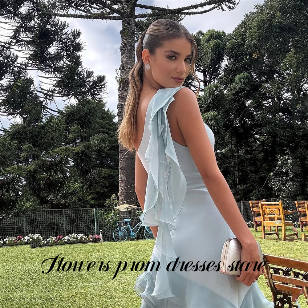 Flowers Sky Blue Party Dress L - đánh giá và giá Custom Night Sky