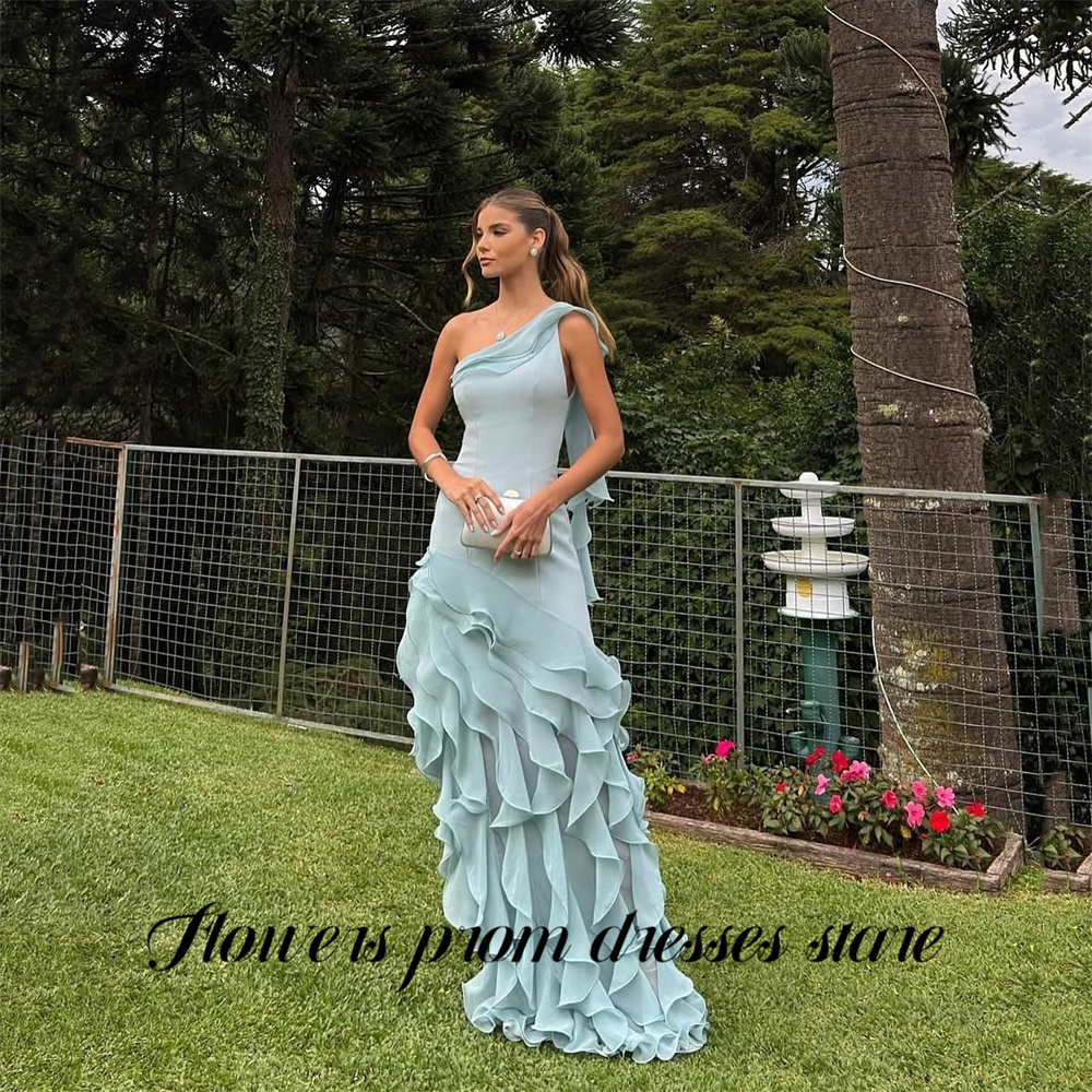 Flowers Sky Blue Party Dress L - đánh giá và giá Custom Night Sky